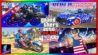 *OUT NOW* ALL LIMITED TIME 4TH OF JULY CONTENT IN GTA 5 ONLINE! Independence Day 2024 DLC UPDATE!