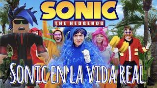 Reaccionamos a Sonic en la Vida Real Juegos RobloxMax @shilohybrosespanol