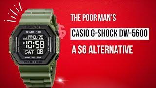 A $6 Casio G-Shock DW-5600 Alternative #skmeiwatches