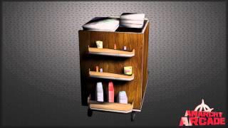 3D Game Prop: Service Trolley