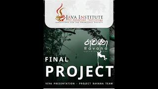 1st Year Software Application Development Project Ravana | Viva presentation Final video |