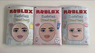 [️Paper diy️] Roblox baddies skincare blindbag Compilation  no music ASMR satisfying