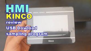 HMI KINCO GL043 Review, USB setting, Download and Example Program