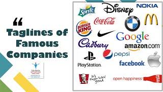 Tagline of Famous Companies/Brands - General Awareness. Slogans of Companies