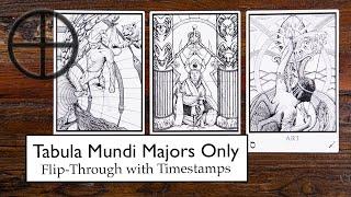 Tabula Mundi Tarot Majors Only Flip-Through with Timestamps #MMMeleen #Thoth #GoldenDawn