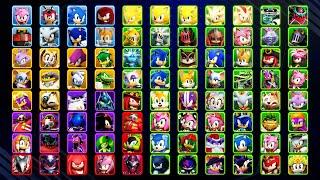 Sonic Forces Speed Battle: All 88 Characters Gameplay