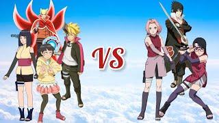 Naruto Family VS Sasuke Family | WHO IS STRONGEST