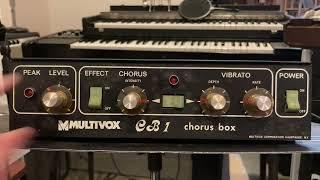 Multivox CB1 Chorus Box - rare vintage Boss CE1 Chorus Ensemble clone - BEST $20 EVER SPENT