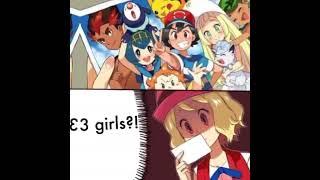 serena's reaction to alolan girls  #pokemon #viralshorts #anime #short #viral #viralvideo #serena