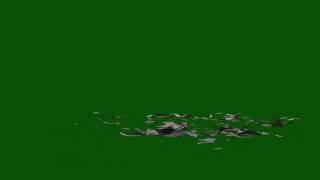 Green Screen HD - Bouncing Debris chroma key