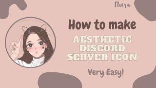 How to make Aesthetic Server Icons│Discord│Join our Server│Elvira