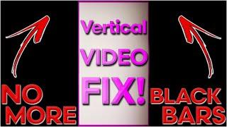 How to REMOVE Black Bars from Video – Convert VERTICAL Video to HORIZONTAL