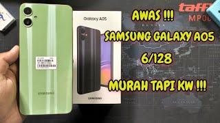 REVIEW SAMSUNG A05 6/128 YANG BANYAK BEREDAR MURAH DI PASARAN HARGA 900 RIBUAN ! KW ATAU REFURBISH ?