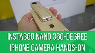 Insta360 Nano 360-degree iPhone camera hands-on: cool effects