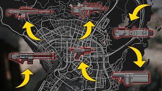 All Secret And Rare Weapon Locations in GTA 5 Story Mode (PS5,PS4,PS3,PC,XBOX)