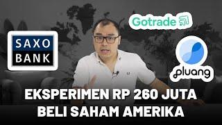 Review jujur aplikasi saham AS: GoTrade, Pluang, Saxo Bank. Mana paling cuan?