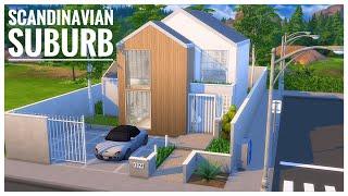 Modern Scandinavian Suburban Home | NO CC | Stop Motion Speed Build - The Sims 4