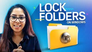 How to Lock Folder on Windows 10 | Password Protect Folder on Windows PC Without Any Software