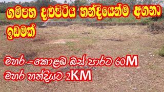 Land For Sale Dalupitiya /Land for sale in Gampaha /Dalupitiya Jogging Track /Best Selling land