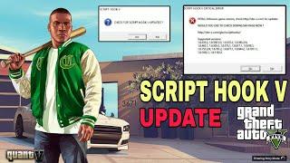 GTA V SCRIPT HOOK V NEW UPDATE | DOWNLOAD LINK