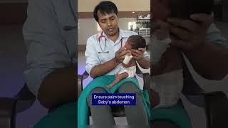 How To Burp A Baby Fast || Newborn Burping Techniques || Second Position Of Burping || #shorts