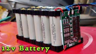 how to make 12v lithium ion battery at home