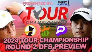 Tour Championship Round 2 DFS Preview + Live chat: Draftkings Showdown, Underdog + Prize Picks Props