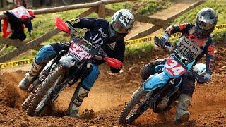 Disputa forte até a ultima volta na corrida da Nacional 200cc Velocross em Schroeder SC