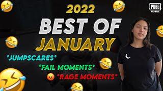 BEST OF JANUARY WITH LUNA PUBGM - FUNNY / FAIL / RAGE MOMENTS - PUBG MOBILE