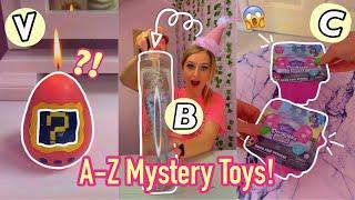 [ASMR] MY *OFFICIAL* A-Z MYSTERY TOY UNBOXING COMPILATION!!(IT'S FINALLY HERE!) | Rhia Official