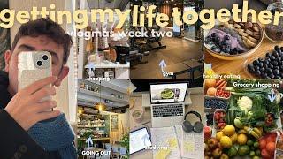 Getting my life together vlog ( studying, college days, gym, cinamonrolls, grocery shopping)