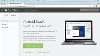 Installing Android Studio On Mac (OS)