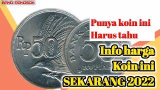 harga koin 50 rupiah tahun 1971 koin cendrawasih