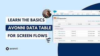 Learn to Use the Avonni Data Table in Salesforce Flows