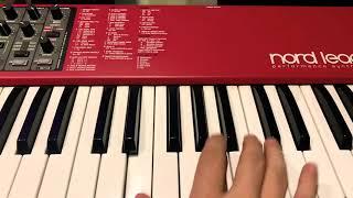 Rammstein - Du Hast Keyboard Solo Cover