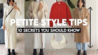 10 Style Secrets Every PETITE Woman Should Know! (Elongate & Balance)