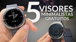 5 VISORES MINIMALISTAS PARA SEU GALAXY WATCH