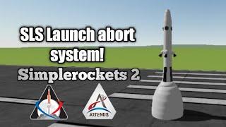How to make a newest launch escape tower [SLS launch abort system] | Simplerockets 2 tutorial