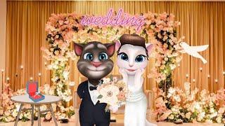 My talking Angela 2 ll Tom and Angela Wedding  ll Angela makeup ll Angela fashion ll Wedding