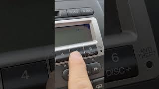 How to set the clock in a 2008 Honda Fit radio display time for YouTube shorts LONG VERSION