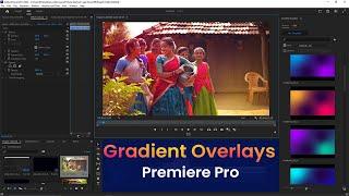 premiere pro gradient overlays