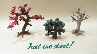 origami tree tutorial