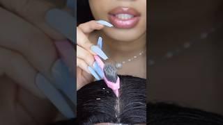 ASMR Scalp scratching  #asmr #asmrvideos #satisfying #longnails #meditation