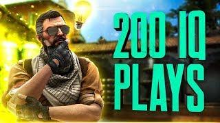 WHEN CS:GO PROS USE THEIR SMARTS FOR INSANE PLAYS! (200IQ PLAYS)