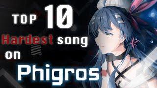 Top 10 hardest song on Phigros [2022]