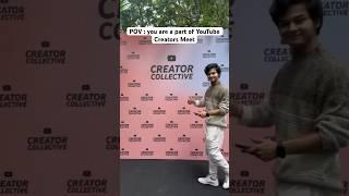 #shorts #youtube #15thanniversary Youtube Creators Meet | YouTube 15th Anniversary | Dhruv Tiwari