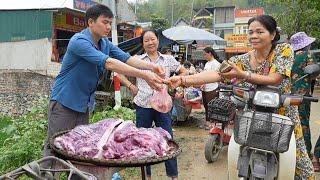 Selling wild boar meat. Robert | Green forest life
