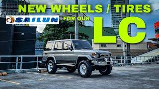 NEW WHEELS AND TIRES FOR OUR LAND CRUISER!!!! #SailunTiresPH