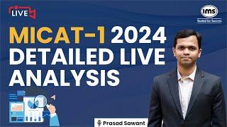 MICAT 1 2024 Analysis | Exam Pattern, Difficult Level, & MICAT 2024 Expected Cut-off | Prasad Sawant