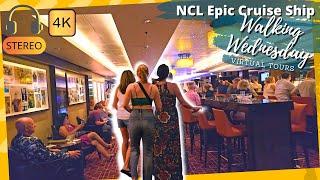 Norwegian Cruise Line Epic Virtual Tour 2023 4K in stereo for an ASMR exp of what it's like onboard